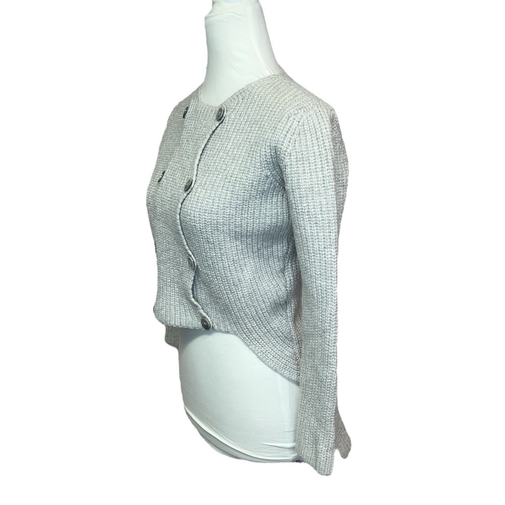 Eleventy Ribbed Knit Sweater Button Detail - Picture 2 of 6